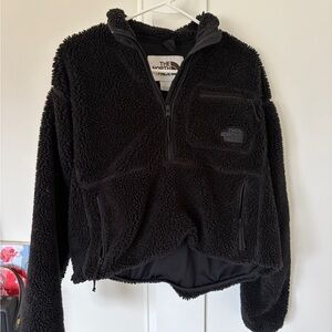 The North Face Black Sherpa Pullover